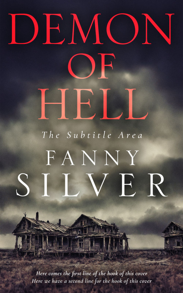 Front view of Thunder #15013 - Premade Fantasy Book Cover