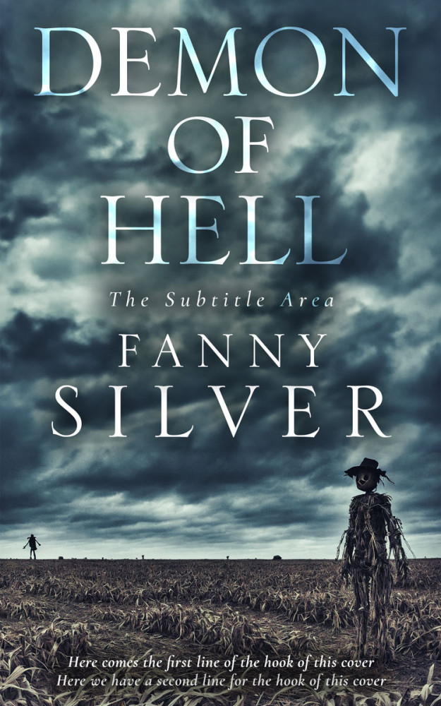 Front view of Limed Spruce #15017 - Premade Horror Book Cover