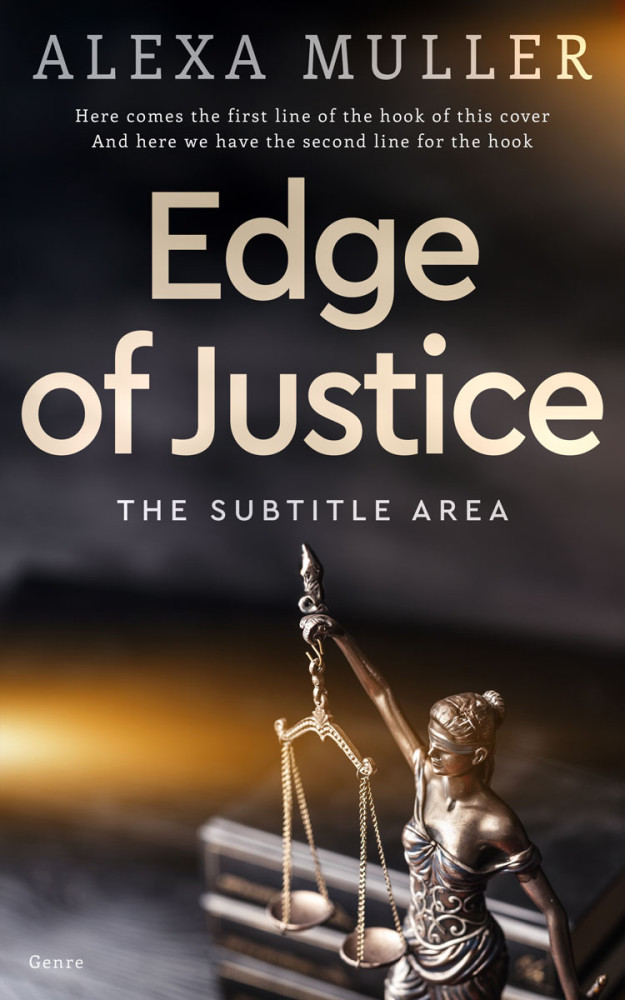 Front view of Dune #15041 - Premade Business Book Cover