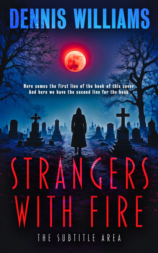 Front view of Vulcan #15068 - Premade Abstract Book Cover