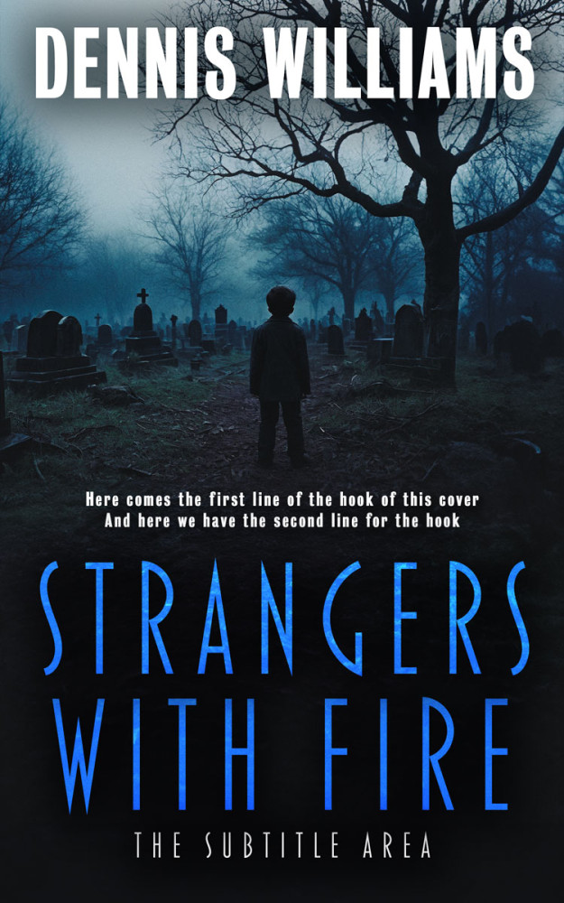 Front view of Bunker #15069 - Premade Abstract Book Cover