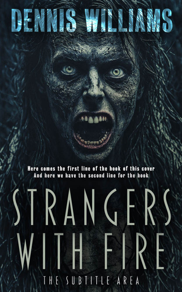 Front view of Bunker #15072 - Premade Abstract Book Cover