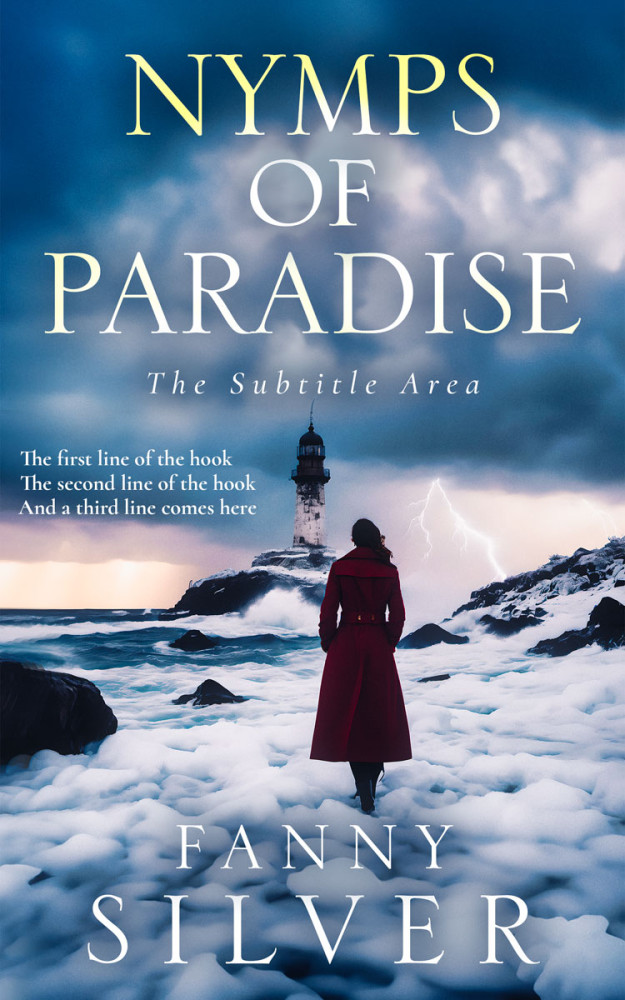 Front view of Kashmir Blue #15103 - Premade Romance Book Cover