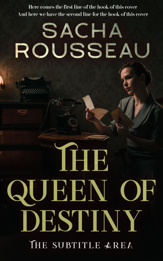 Front view of Zeus #15110 - Premade Romance Book Cover