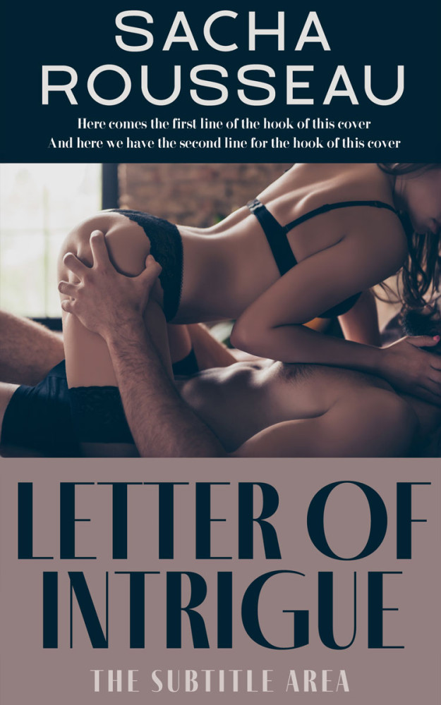 Front view of Ebony Clay #15116 - Premade Erotica Book Cover