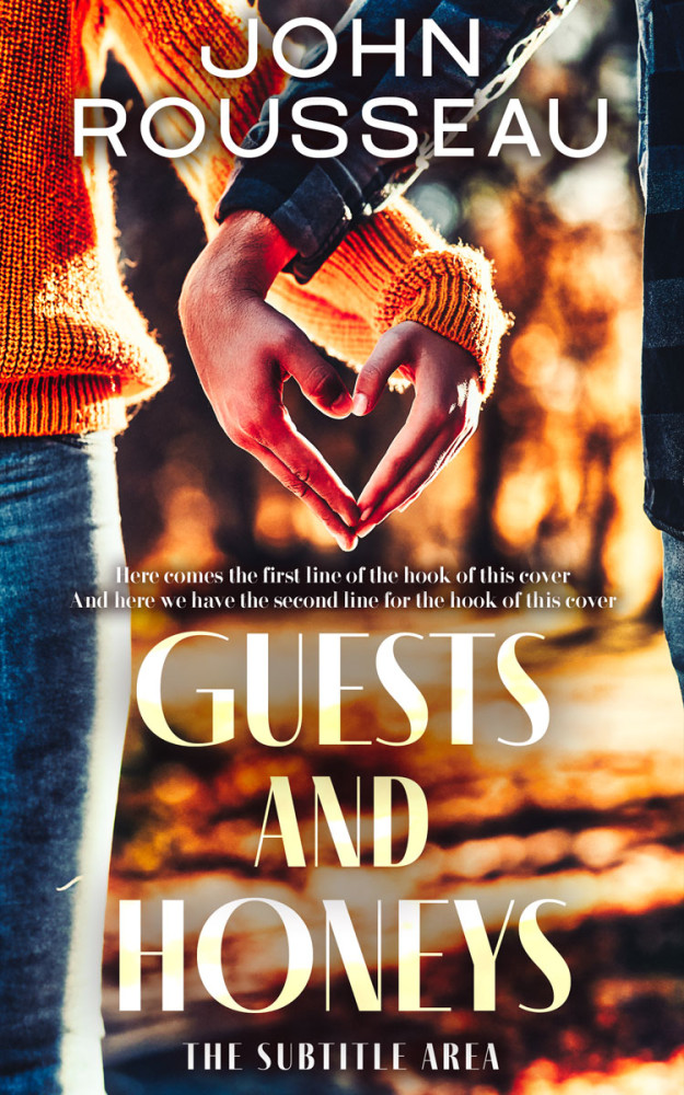 Front view of Charade #15138 - Premade Romance Book Cover