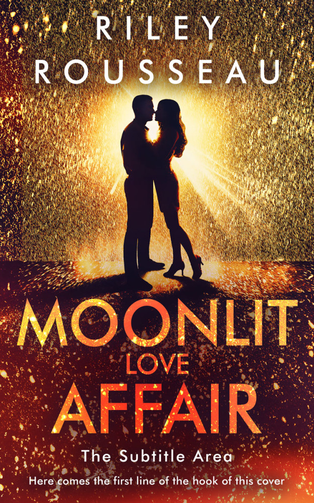 Front view of Porsche #15151 - Premade Romance Book Cover