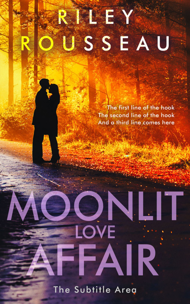 Front view of Bleached Cedar #15152 - Premade Romance Book Cover