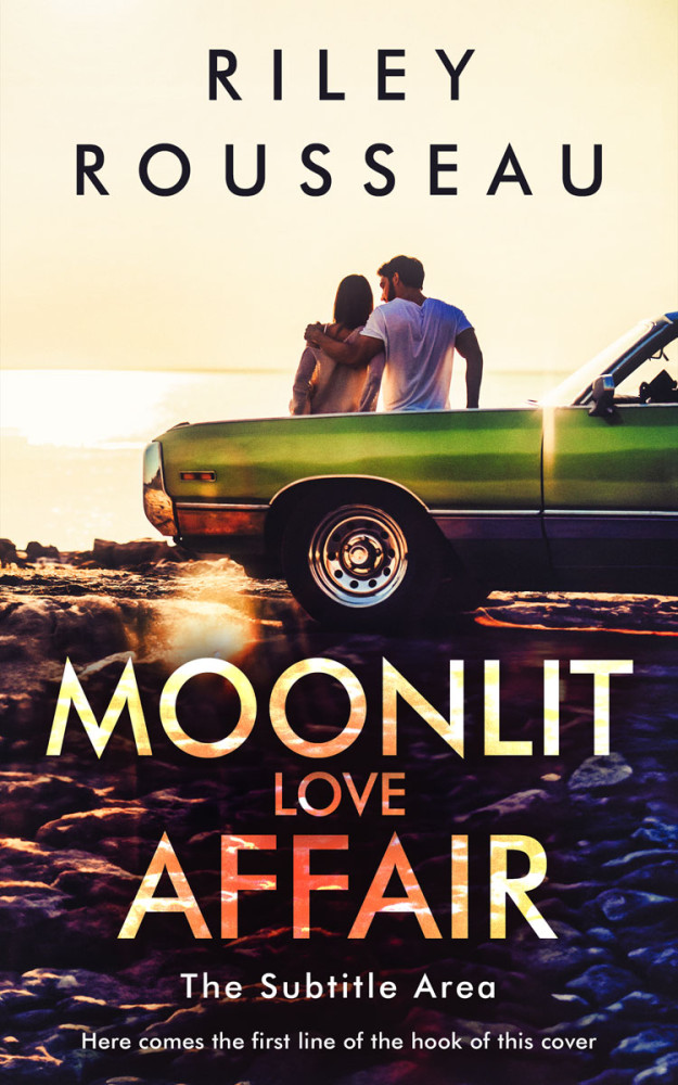 Front view of Thunder #15156 - Premade Romance Book Cover