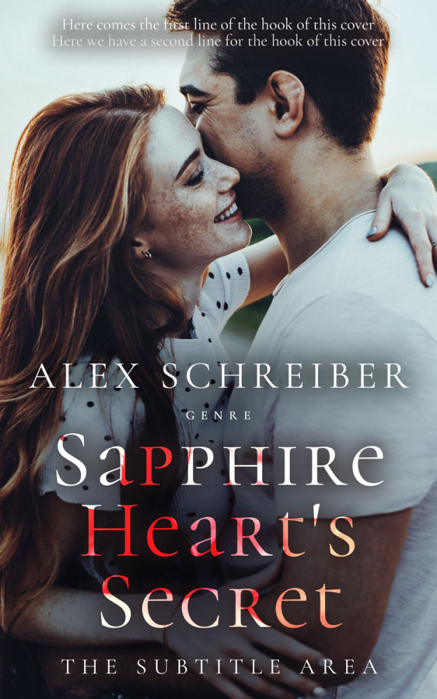 Front view of Thunder #15174 - Premade Romance Book Cover