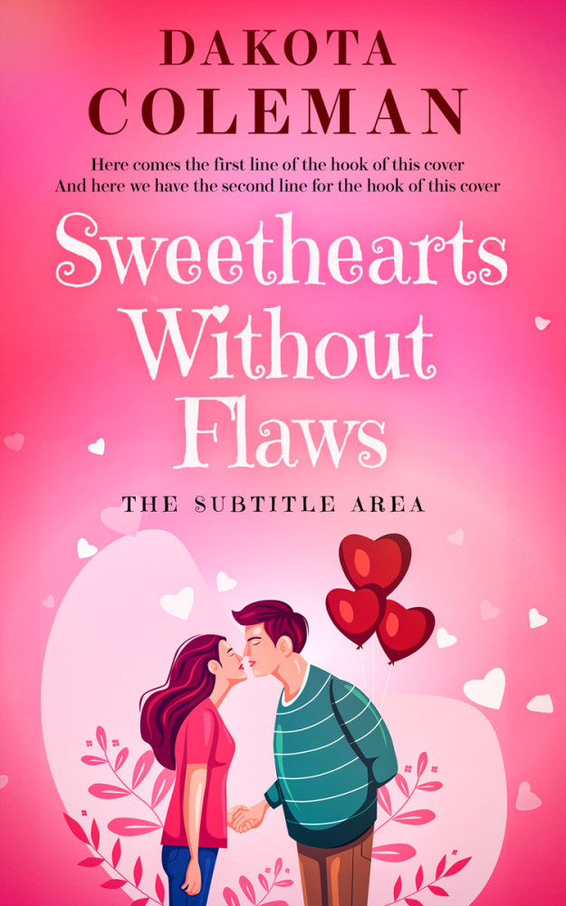 Front view of Tickle Me Pink #15231 - Premade Romance Book Cover