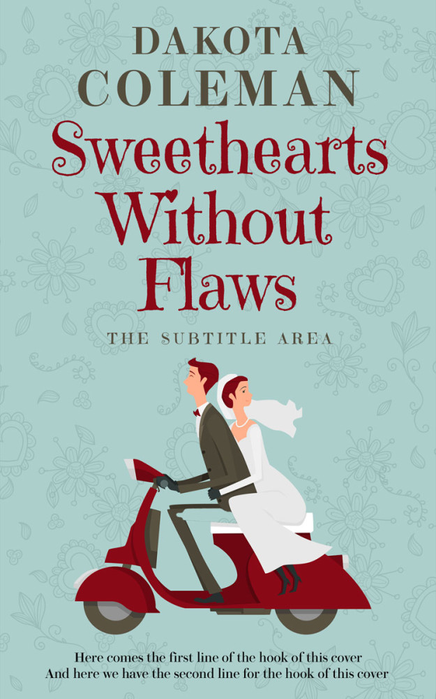 Front view of Opal #15235 - Premade Romance Book Cover