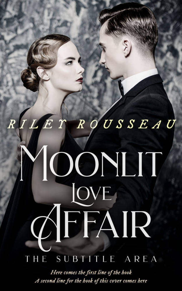 Front view of Cloud #15266 - Premade Romance Book Cover