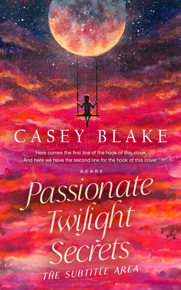 Front view of Brick Red #15288 - Premade Romance Book Cover