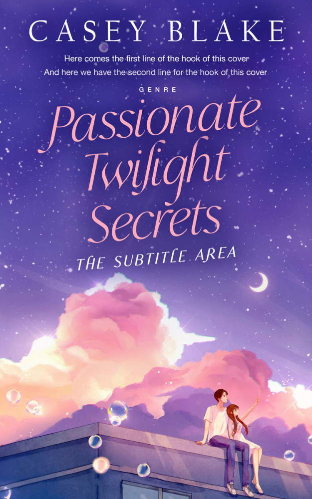 Front view of Victoria #15289 - Premade Romance Book Cover