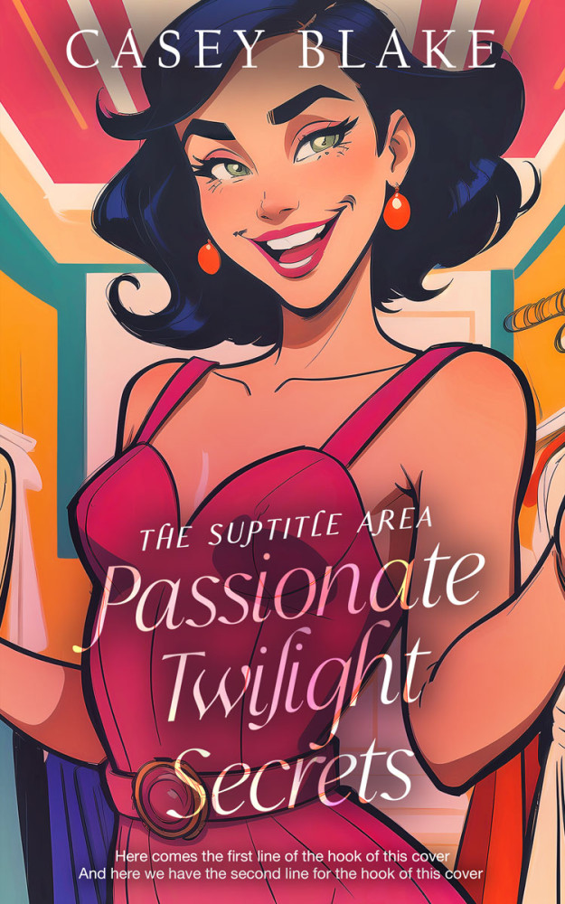 Front view of Chestnut #15295 - Premade Literary Fiction Book Cover