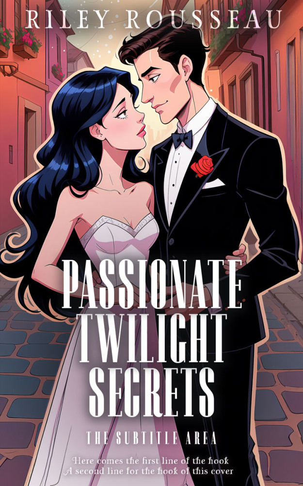 Front view of Cameo #15303 - Premade Romance Book Cover