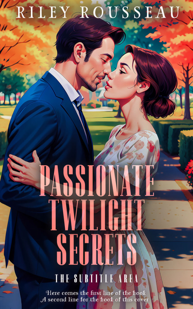 Front view of Burning Sand #15304 - Premade Romance Book Cover