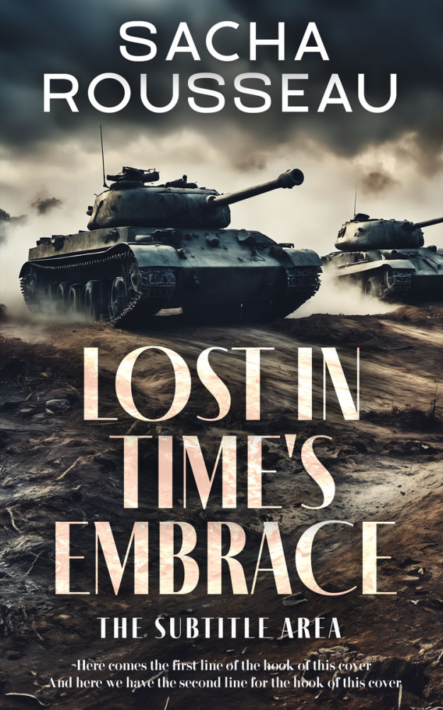 Front view of Shark #15326 - Premade Historical Book Cover