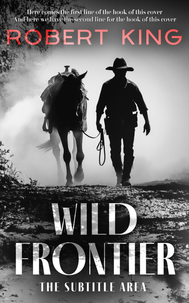 Front view of Swiss Coffee #15330 - Premade Western Book Cover