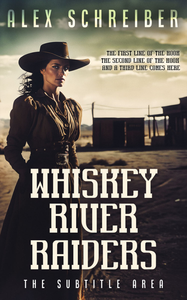 Front view of Dune #15342 - Premade Action & Adventure Book Cover