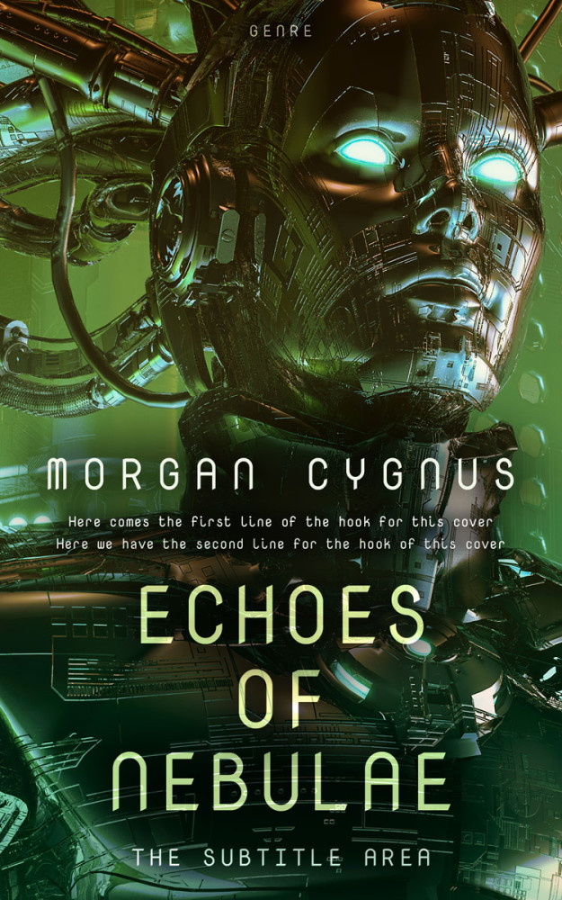 Front view of Seaweed #15362 - Premade Science Fiction Book Cover