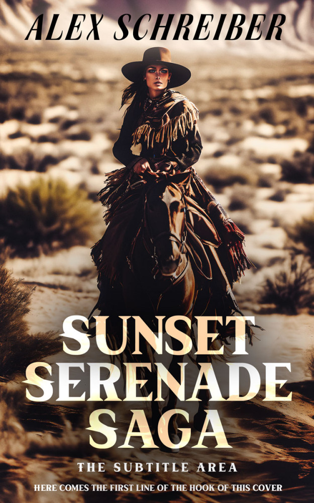 Front view of Cocoa Brown #15383 - Premade Action & Adventure Book Cover