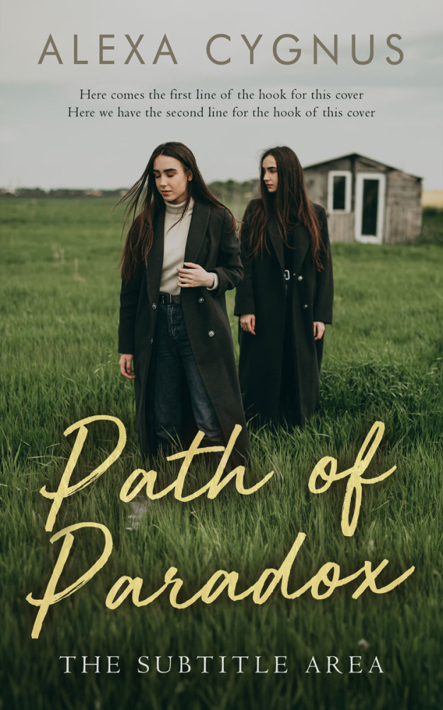 Front view of Ash #15413 - Premade Romance Book Cover