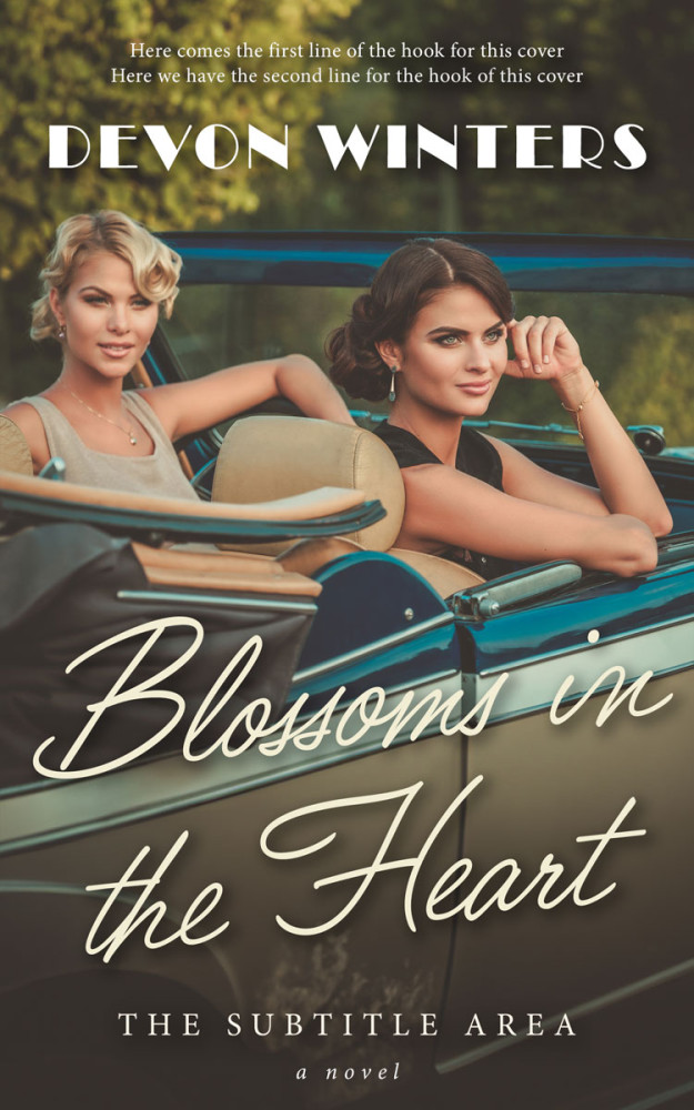 Front view of Armadillo #15430 - Premade Romance Book Cover