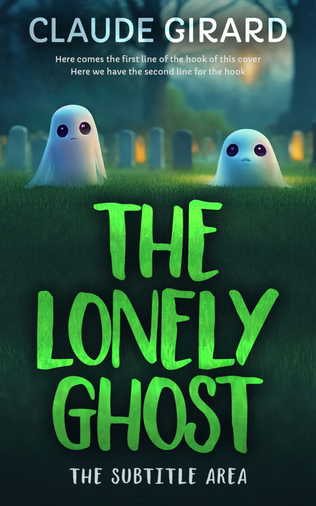 Front view of Gable Green #15466 - Premade Horror Book Cover | BookCoverZone