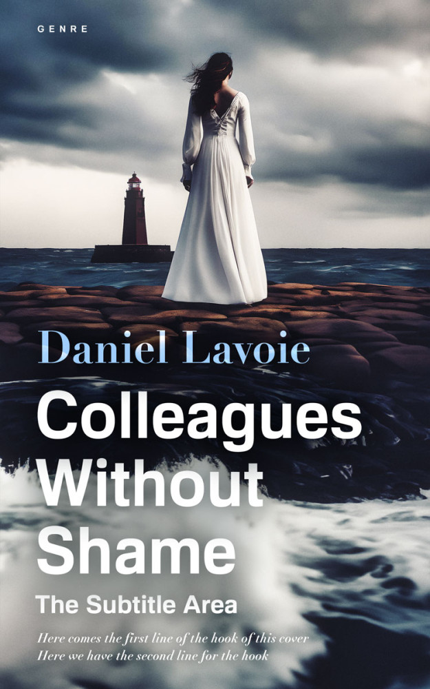 Front view of Charade #15483 - Premade Romance Book Cover