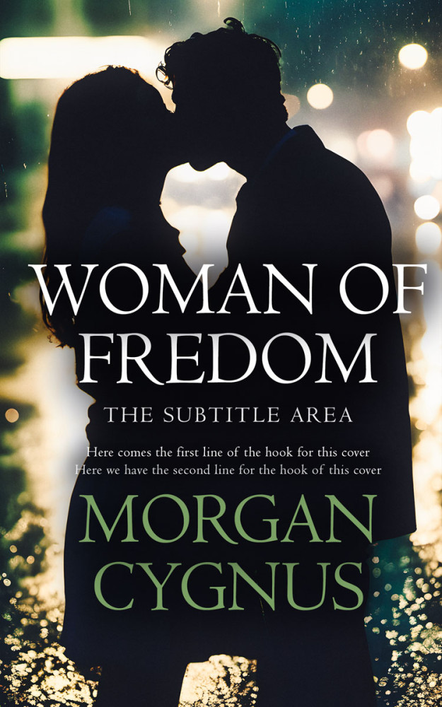 Front view of Akaroa #15495 - Premade Romance Book Cover