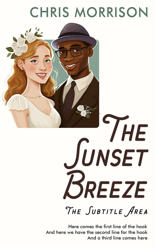 Front view of Bistre #15510 - Premade Romance Book Cover