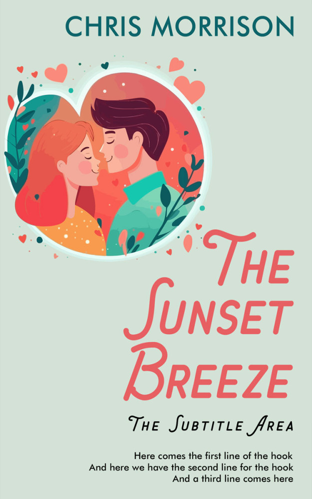 Front view of Tasman #15511 - Premade Romance Book Cover