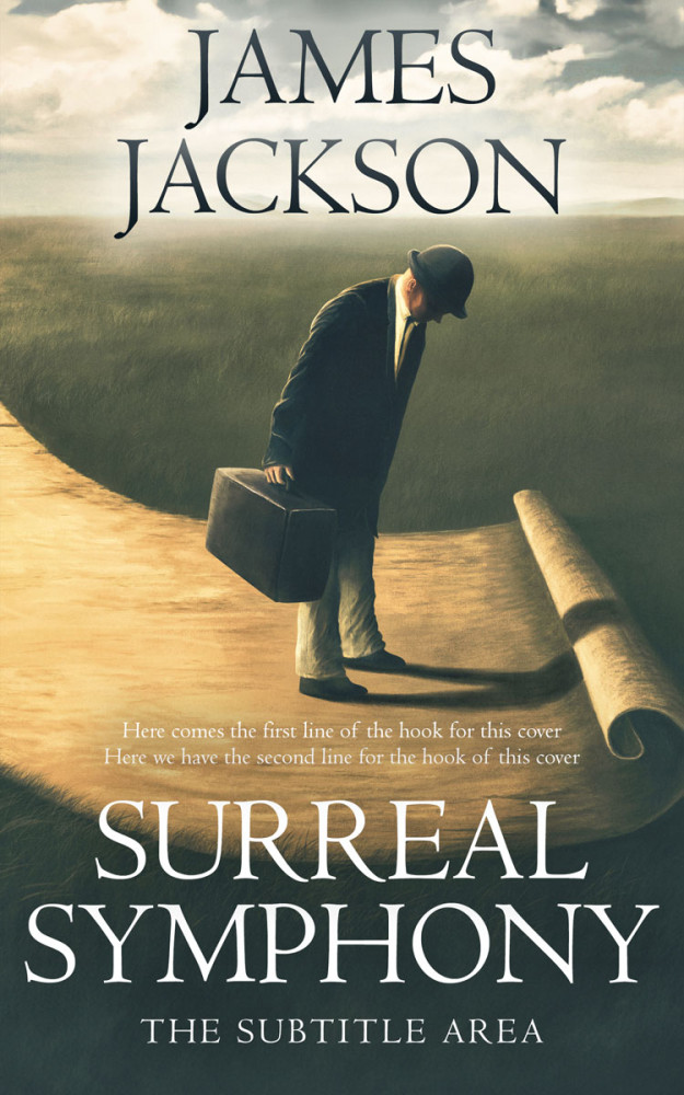 Front view of Lunar Green #15514 - Premade Abstract Book Cover