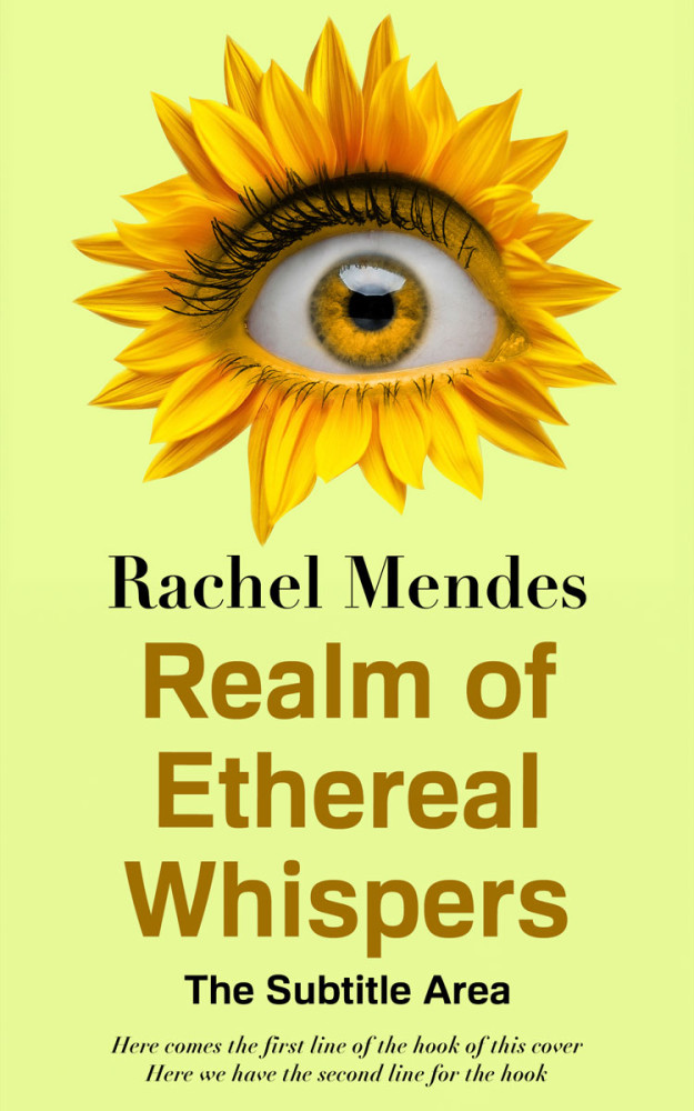 Front view of Mindaro #15524 - Premade Abstract Book Cover