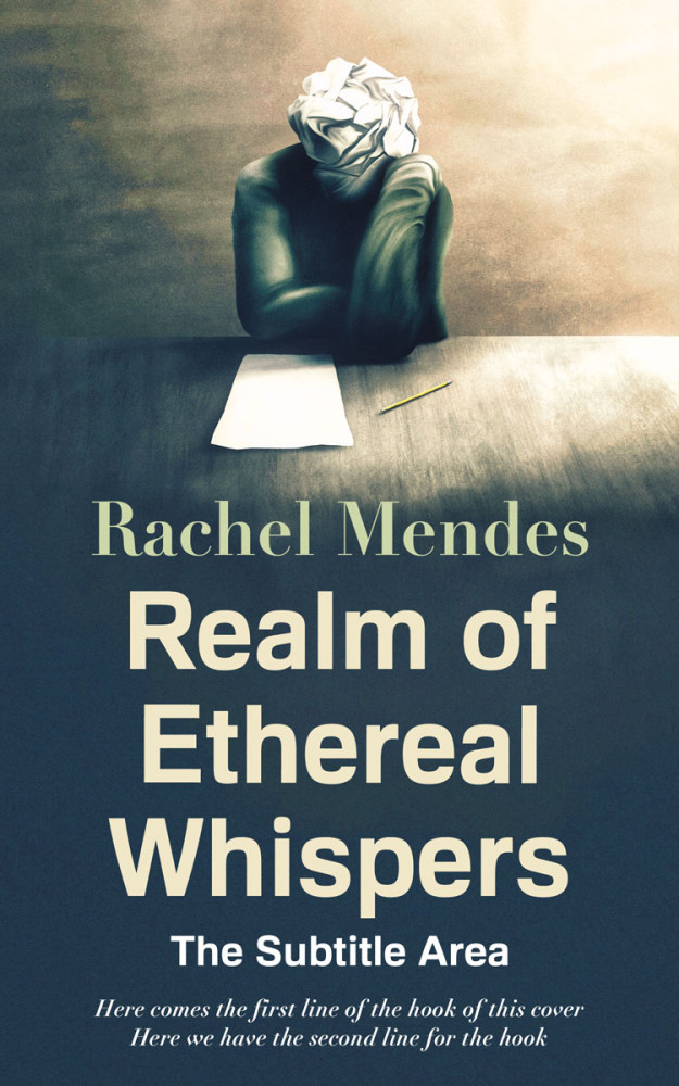 Front view of Bone #15527 - Premade Abstract Book Cover