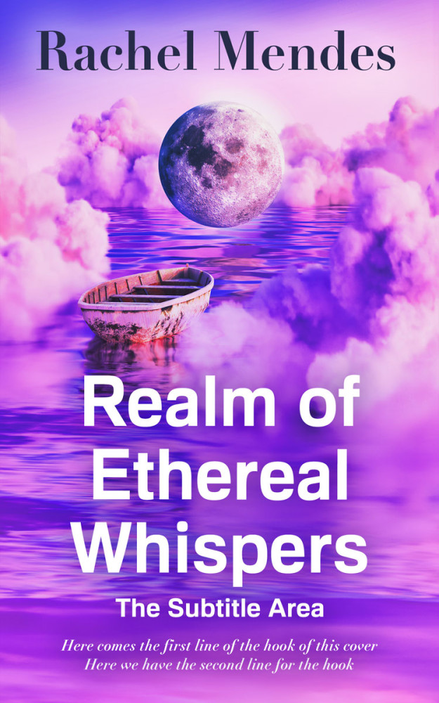 Front view of Lavender #15530 - Premade Fantasy Book Cover