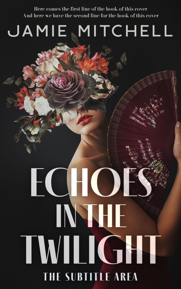 Front view of Cocoa Brown #15555 - Premade Fantasy Book Cover