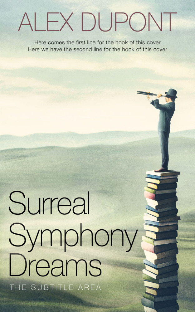 Front view of Tana #15601 - Premade Abstract Book Cover