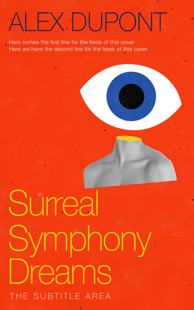 Front view of Pomegranate #15603 - Premade Abstract Book Cover