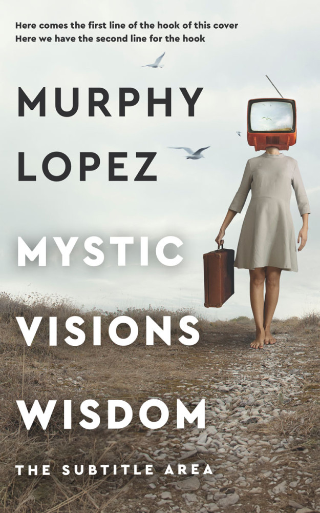 Front view of Kabul #15628 - Premade Abstract Book Cover