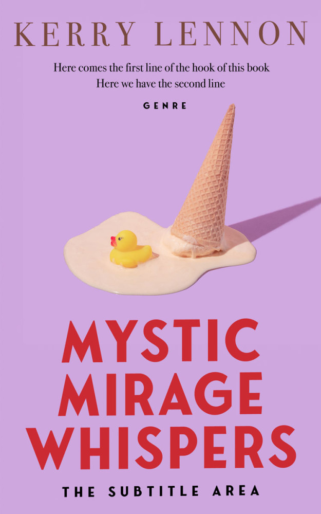 Front view of Light Wisteria #15641 - Premade Abstract Book Cover