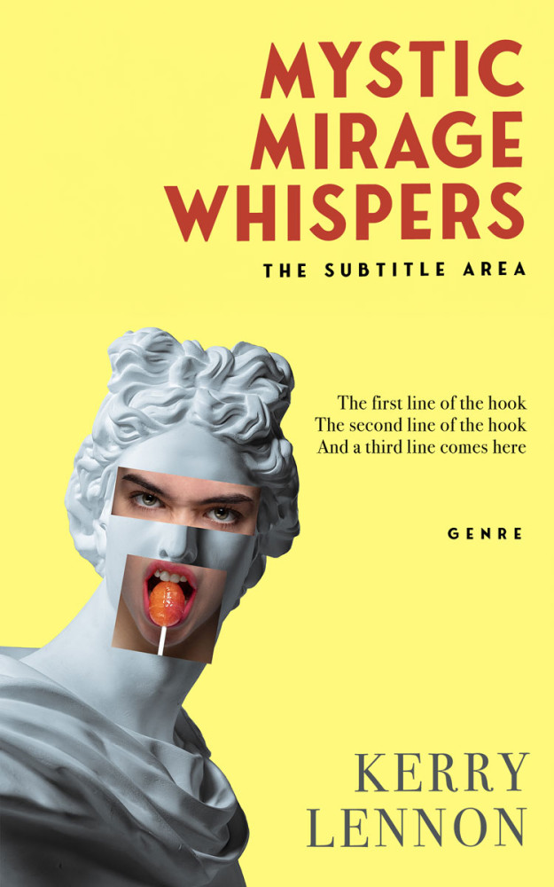 Front view of Manz #15649 - Premade Abstract Book Cover