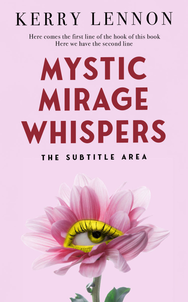 Front view of Vanilla Ice #15650 - Premade Abstract Book Cover