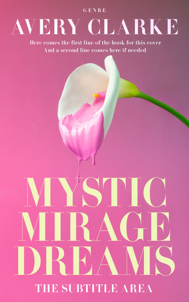 Front view of Hopbush #15653 - Premade Abstract Book Cover