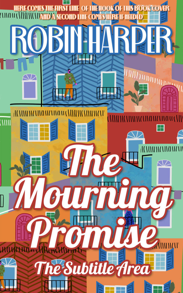 Front view of Eagle #15672 - Premade Literary Fiction Book Cover