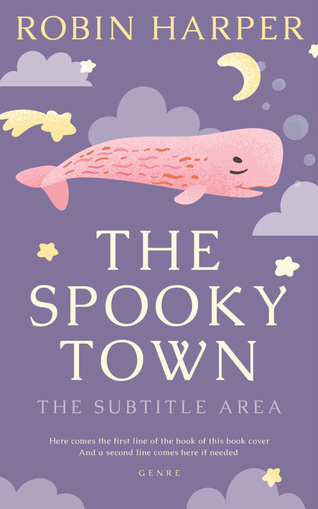 Front view of Kimberly #15699 - Premade Horror Book Cover