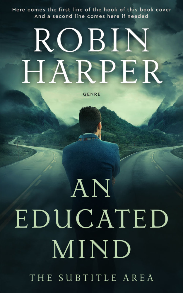 Front view of Timber Green #15711 - Premade Travel Book Cover