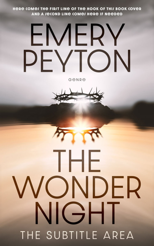 Front view of Wafer #15732 - Premade Religion & Spirituality Book Cover